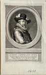 Houbraken, Jacob naar Pothoven, Hendrik. - Original print, 1759 I Portret van de Amsterdamse burgemeester Albert Coenraads Burg (Burgh), 1593-1647, door Houbraken naar Pothoven, 1759.
