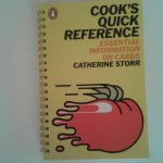 Storr, Catherine - Cook's Quick Reference ; Essential information on cards
