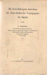 Dekker, F. - De betrekkingen tusschen de Oost-Indische Compagnie en Japan