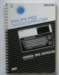 red. - Philips MSX thuiscomputer. Handboek basic instructies (reference manual).