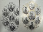 TESSON, J.P., - Portraits of Paus Pius IX, L. Napoleon, Willem II Koning der Nederl. Frans Jos. Keizer v. Oostenrijk, Berzelius, Schwantaler, v.d. Duyn van Maasdam and Baron v.d. Capellen, Karel Albert, Aartshertog Johann, Joh. Kinker, Jacob de Gelder and Cha...