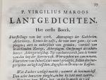 J. v. Vondel - Publius Virgilius Maroos wercken  / Q. Horatius flaccus Lierzangen en dichtkunst