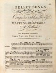 Percy, John: - Select Songs, No. 9. Wapping old stairs. A Ballad