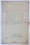 KRAGTINGH, GOBELS - [Printed publication, marriage 1786] Huwelijksaankondiging Jan Kragtingh en Elisabeth Christina Gobels, Amsterdam 1786. Gedrukt, 1 p.