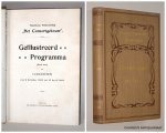 CONCERTGEBOUW, NAAMLOOZE VENNOOTSCHAP HET, - Geïllustreerd programma (derde serie) der concerten van 8 October 1902 tot 23 April 1903.