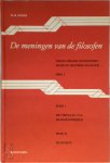 W. M. Weber - De meningen van de filosofen negen dwarse doorsneden door de Westerse filosofie