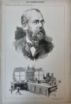 Braakensiek, Johan (1858-1940) - [Original lithograph/lithografie by Johan Braakensiek] Prof. Robert Koch, 23 November 1890, 1 pp.