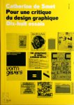 Catherine de Smet - Pour une critique du design graphique