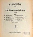 Saint-Saëns, Camille: - [Op. 52] Six études pour le piano (Op. 52). 1er livre. No. 6. á Madame Marie Jaëll. En forme de valse