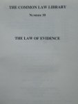 Howard, M.N., Crane, Peter en Hochberg, D.A. - Phipson on Evidence (Common Law Library nr. 10)