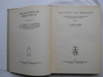 Sassen, Dr. Ferd. - Van Kant tot Bergson.