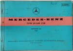  - Mercedes Benz LP/ LAP 328 - catalog A 1961 22 016