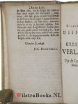 Hoornbeeck [Hoornbeek], Johannes|Voetius (Voetii), Gijsbertus(Gisberti)|Voetius, Gijsbertus (Gisberti) / Hoornbeeck, Johannes - Gisberti Voetii Disputaty van Geestelicke Verlatingen. Vervolght door Johannes Hoornbeek. Den vierden Druck, op nieuws Oversien, Vermeerdert, en Verbetert.