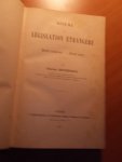 Defrenois, Charles - Résumé de législation étrangère. Droit notarial. Droit civil