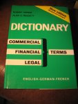 Herbst, R. ea - Dictionary commercial financial legal terms.