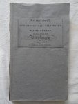 - Gedenkschrift der Oprigting van het Standbeeld voor M.A. De Ruyter, Plegtig Ontbloot te Vlissingen den 25 Augustus 1841. - Gedenkschrift der Oprigting van het Standbeeld voor M.A. De Ruyter, Plegtig Ontbloot te Vlissingen den 25 Augustus 1841.