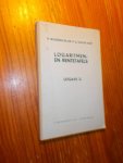 WIJDENES, P. & VLIET, P.G. VAN DE, - Logaritmen- en rentetafels. Uitgave G.