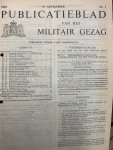  - Publicatieblad van het Militair Gezag nr. 1 19 september 1944.