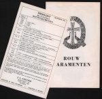 n.n - (BEDRIJF CATALOGUS - TRADE CATALOGUE) Rouw paramenten