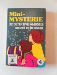Berthelius, Jenny - Mini-mysterie 32 detektive raadsels omzelf op te lossen deel 4 Oplossingen dun met potlood ingetekend