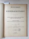 Verlag Siemenroth & Troschel: - Zeitschrift für Binnen-Schiffahrt IV. Jahrgang 1897 :