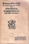 Uijterschout, I.L. - Beknopt overzicht van de belangrijkste gebeurtenissen uit de Nederl. krijgsgesch. van 1568 tot heden