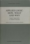 Pólos, László & Michael Masuch (eds.). - Applied Logic: How, What and Why. Logical Approaches to Natural Language.