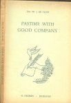 Cloet, Drs.Th.J. de ( arrangeur) Drawings by J. Sanders - Pastime with good Company .. Brief  encounters with Poets