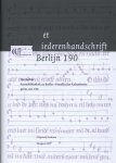  - Het liederenhandschrift Berlijn 190 hs. staatsbibliothek zu Berlin Preußischer Kulturbesitz germ. oct. 190