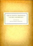 SCHMIDT-DEGENER, H. (INLEIDING.) - Vier en twintig tekeningen van dr. J. van der Elst