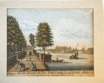 P. Lamy (?) after Bruin (?) - [Antique print, handcolored etching] OVERDAM, published before 1764.