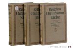 Esser, Gerhard / Joseph Mausbach (eds.). - Religion Christentum Kirche. Eine Apologetik für wissenschaftlich Gebildete. Vierte Auflage [ 3 volumes ].