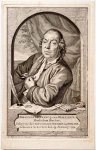 Jacobus Houbraken (1698-1780), after Hendrik Pothoven (1725/28-1807) - [Antique print, engraving] Portrait of natural historian Francq van Berkhey, published 1771, 1 p.