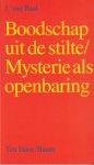 Baal, J. van - Boodschap uit de stilte | Mysterie als openbaring