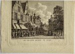J. Bulthuis, K.F. Bendorp - Antieke prent Zeeland: De Groote Markt te Goes.