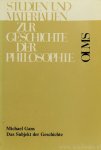GANS, M. - Das Subjekt der Geschichte, Studien zu Vico, Hegel und Foucault.