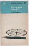 H.J.Eysenck - know your own I.Q.