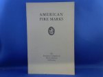 SAMENGESTELD - American Fire Marks. The insurance company of North America Collection