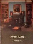 Finch Simon - Simon Finch Rare Books catalogue nineteen summer 1993