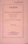 Unger, W.S. - Archief 1952-1953: Vroegere en latere mededelingen voornamelijk in betrekking tot Zeeland Unger, W.S. - Archief 1952-1953: Vroegere en latere mededelingen voornamelijk in betrekking tot Zeeland