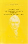 Y.M.I. Greuter-Vreeburg - Deliberatiën van den Raad van State over het Burgerlijk Wetboek (1816)