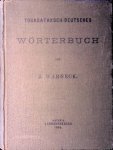 Warneck, J. - Tobabataksch-Deutsches Wörterbuch