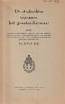 Eck, D. van - De strafrechter tegenover het gewetensbezwaar - Rede 1956