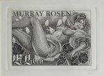 Walkiewicz, Jan. - Exlibris voor Murray Rosen. Walkiewicz, Jan. - Exlibris voor Murray Rosen.