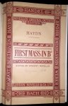 Haydn, Joseph: - [Collection of Masses] First, Second, Third mass in vocal score (ed. Vincent Novello) [and] Te Deum laudamus (Novello; s Original Octavo Edition)