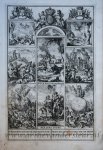 Romeyn de Hooghe (1645-1708) - [Antique print, etching] Schilderyen binnen de eerepoort op de Plaats en op de zyde na de Vyverbergh / Peintures du dedans de l'arc de triomphe sur la Place et du costé du Vivier [Willem III te 's Gravenhage], 1691.