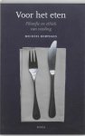 Michiel Korthals 69905 - Voor het eten - Filosofie en ethiek van voeding