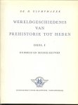 Klompmaker Dr. H .. een boek om heerlijk in de grasduinen - Wereldgeschiedenis van Prehistorie tot heden .. Deel I Oudheid en Middeleeuwen .. Verzwakking van de Pauselijke macht , de duitse Hanze .. Engeland en de veroveringen der Noormannen , kruistochten een 45 Illustraties  en 8 Overzichts kaartjes