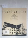 Kempten: - Festschrift zum 50-jährigen Gründungsjubiläum der Kemptener Butter- und Käse-Börse