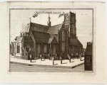 J. Harrewijn - Print/prent: L'Eglise de St. Laurenta Rotterdam. ca 1734.